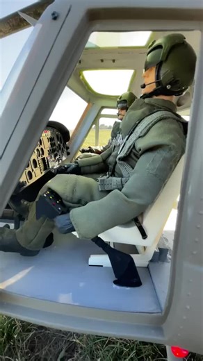 Flying a Roban 800 Huey RC Helicopter on a Windy Day