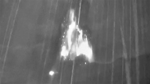 Watch: Thermal camera captures moment volcano erupts