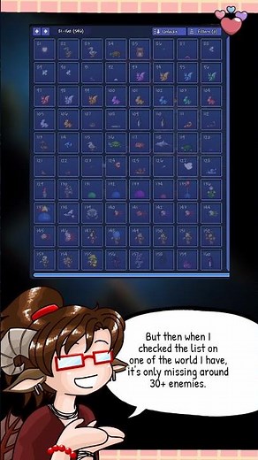 Book Worm Achievement - 100% Bestiary list completed! #Terraria #TerrariaBestiary #TerrariaShorts