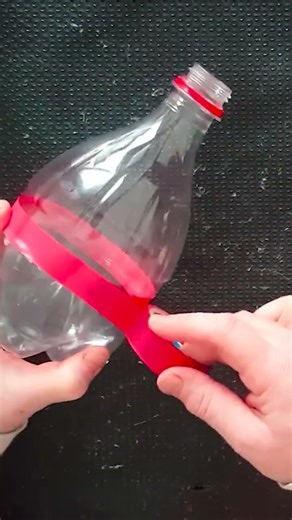 DIY Storage Container from Plastic Bottle ♻️ Smart Kitchen Organizer! #shorts