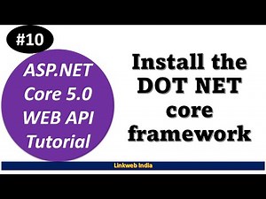 Install the Dot Net Core framework and verify the installation | Asp.Net Core Web API tutorial
