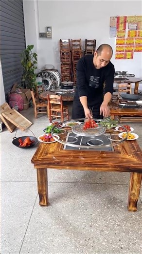 "360° Rotating Hot Pot Table | Satisfying Cooking Video"#HotPot#ChineseHotPot#SpinningTable