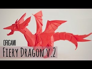 How to make an origami Fiery Dragon v.2 (Kade Chan)