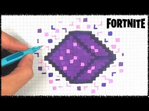 TUTO DESSIN - CUBE FORTNITE