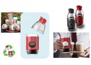 Cafflano portable coffee brewing bottle