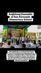 23 reactions | The angklung is a musical instrument from the Sundanese in Indonesia that is made of a varying number of bamboo tubes attached to a bamboo frame. The tubes are carved to produce a resonant pitch when struck and are tuned to octaves, similar to Western handbells. #goodvibesonly #highlightsシ゚ #followerseveryone #reelsvideoシ | Mario Basilio Deraco Jr. | Facebook