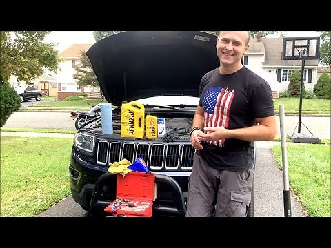 2011-2018 Jeep Grand Cherokee (2014) 3.6L V6 Oil Change Procedure & Reset - HOW TO