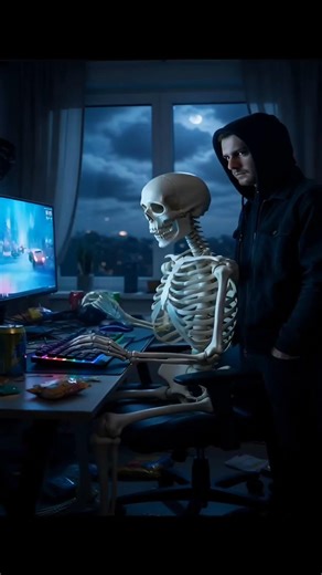 💀 Skeleton Gamer ko pata hi nahi chala… Peeche se Chor Ghar me Ghuss Gaya! | Crazy Story #facts