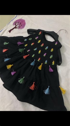 Hand embroidered dress designs 👗❤️#embroidery #handembroidery #trending #dress