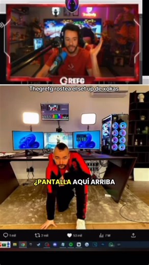 173 reactions | Xokas no puede enseñar algo porque thegrefg hace esto #thegrefg #internet #drama #xokas #setup | Aura Clips | Facebook