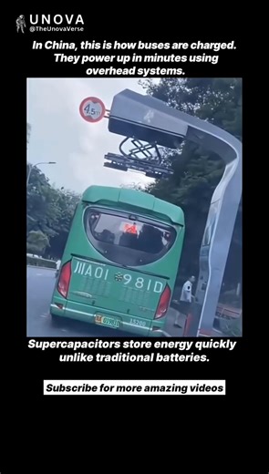 The Future of Public Transport Is Instant Charging 😳🚌