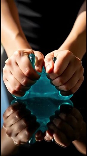 This Jelly Reaction Is Unexpected 😳 Relaxing Gelatin ASMR #short