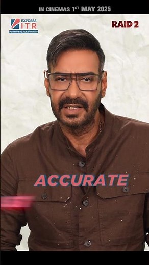 Ajay Devgn's Message for Every Taxpayer | KDK Software × Raid 2 | File Imaandari Se