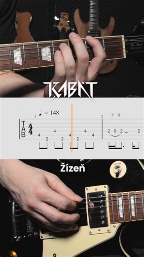 Kabát - Žízeň (Riff + Taby)