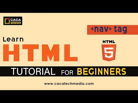 nav tag in HTML | 2025 | Beginners | Tutorial