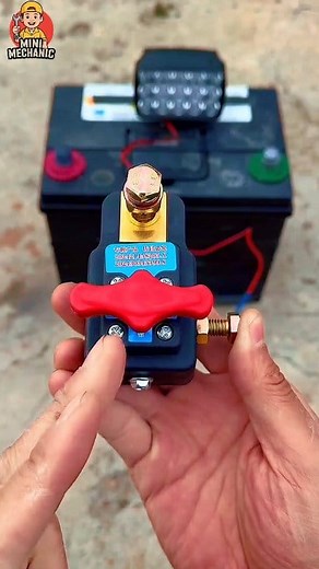 2.9K views | Never deal with a dead car battery again! Install a battery cut-off switch to isolate power and protect your vehicle. #CarFix #BatteryCutOff #CarHacks #AutoTools #CarTips #reelsvideoシ #viralreelschallenge | Mini Mechanic | Facebook