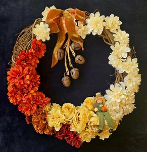 Autumn Wreath: Fall Home Decor - Etsy