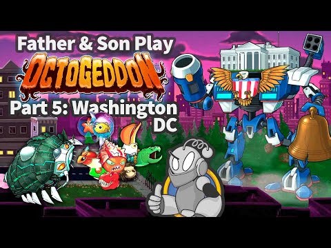 Father & Son Play Octogeddon 05: Washington DC | Gameplay & Commentary