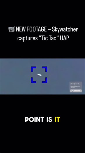UFO Current on Instagram: "📹 NEW FOOTAGE — Skywatcher captures UAP Class 2 — “Tic Tac” A dedicated skywatcher just dropped this clean, steady footage of what appears to be a Class 2 UAP, commonly known as the Tic Tac. No wings. No rotors. No sound. Rapid directional changes. This matches the flight characteristics described by Navy pilots during the 2004 Nimitz encounter. 👀 Is this the same tech… still flying today? #UAP #TicTacUFO #UFOCurrent #Disclosure #Skywatcher #UFOSighting #UFOFootage #
