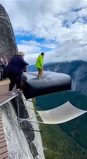 Human Trampoline! 🚀 She Launches Him Into a Triple Bounce! 🔄