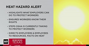 OSHA releases heat hazard alert for employers at president’s request