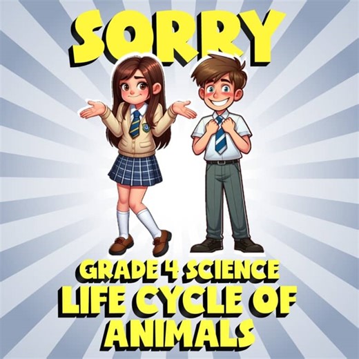 Life Cycle of Animals SORRY Science Game - No Prep Grade 4 Review