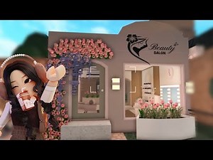 building a Beauty Salon in BLOXBURG 💅🏻 ep3 town series | roblox ♡