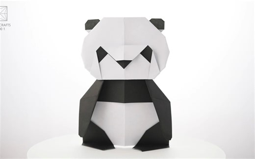 熊猫折纸 Origami Panda (Makoto Yamaguchi)