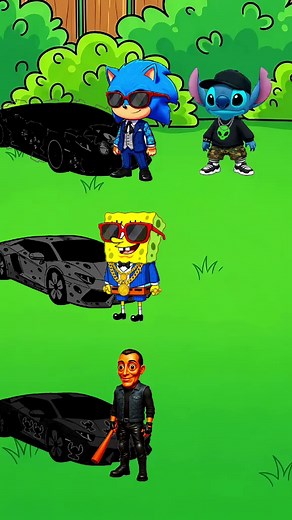 Help Stitch Retrieve His Lost Lamborghini