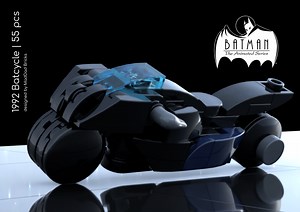 LEGO MOC-176715 1992 Batcycle for 76271 The Animated Series Gotham City™ (Super Heroes DC > Batman 2024)