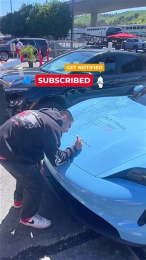 He Didn’t Use Stickers On His Car… But Started Writing People’s Real Names 😱