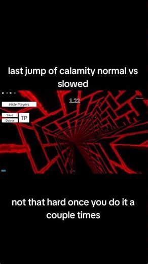 last jump of calamity normal vs slowed