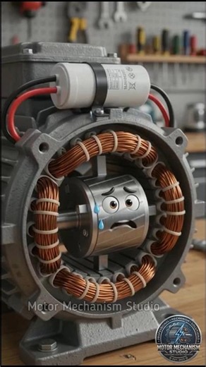 ⚡ Single Phase vs Three Phase Motor #shorts #motor #electrical #induction