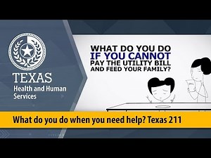 What do you do when you need help? Texas 211