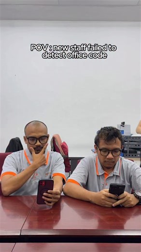 when new staff failed to detect office code | Jinhuo Besties