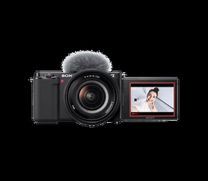Sony ZV-E10 Mirrorless Vlog Camera Body (Black) & Lens|ILCZVE10L/B