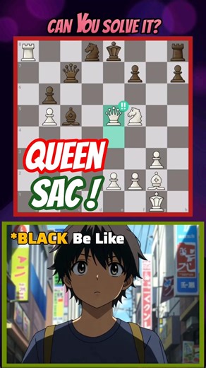 chess brilliant sacrifice #chess #chessgame #brilliantmove