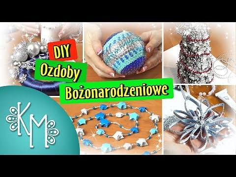 Ozdoby Bożonarodzeniowe | Bombki styropianowe | Kreatywna Mama