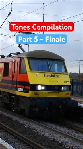 Train Tones Compilation V2 - Part 5 Finale Shorts Edition #train #railway #tones #trainhorn