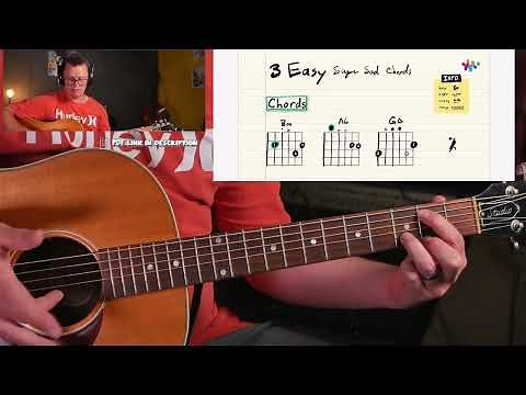 3 Easy Super Sad Chords Guitar Tutorial