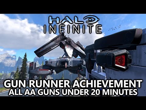 Halo Infinite - Gun Runner Achievement - Destroy All 3 Banished AA guns in Under 20 minutes