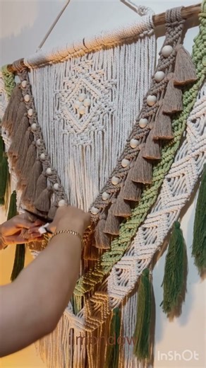 Diy . Macrame wallhanging😍😍😍❤️