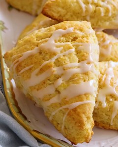 158K views · 2.2K reactions | Buttery Lemon Scones are citrusy, golden brown, and moist with a tender crumb. The scone dough is just the right balance of sweet and tart | Preppy Kitchen | Facebook