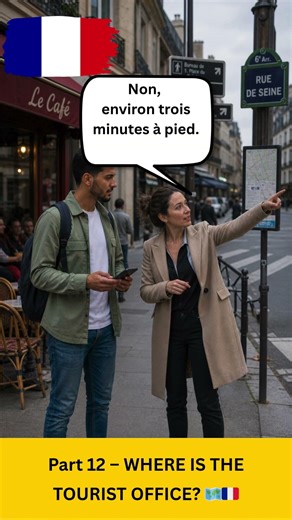 ASKING FOR DIRECTIONS in French (Part 12) 🇫🇷 #frenchlessons #beginner