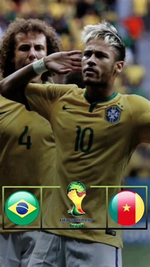 Brazil vs Cameroon 🔥 Neymar On Fire | World Cup 2014