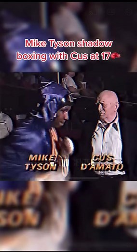Mike Tyson Shadow Boxing with Cus at 17🥊