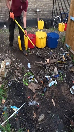 Clean up the small garden #reels #clean #cleaning #cleanup #viral | GJL89 GOAT FARM