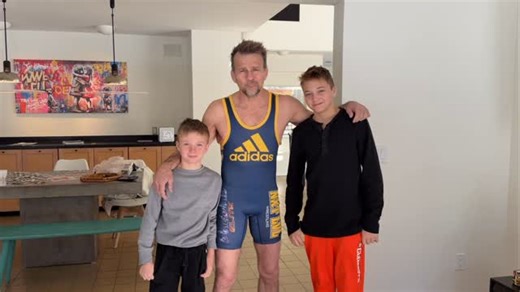 Okay, Coleman… Singlet Snow Challenge accepted & completed!!!! And now I challenge these three STUDS!! : Coach Jodi Wilson, Coach Mirzo Khayitov and Cowboy’s own… Wyatt Hendrickson - @khayitov_74 @jodiewilson819 @wyatt_hendrickson GET AFTER IT, BOYS!!! | Sean Patrick Flanery