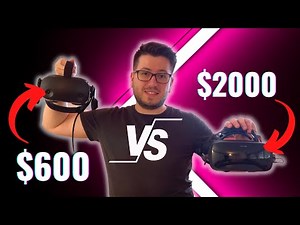 CHEAPEST VS MOST EXPENSIVE HIGH-END VR HEADSET - 5 Things The Cheaper One Does BETTER!