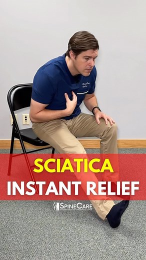 Dr. Michael Rowe | SpineCare | Dr. Rowe shows an easy exercise that may give instant relief for sciatica pain. This exercise can be done seated, and will focus on... | Instagram